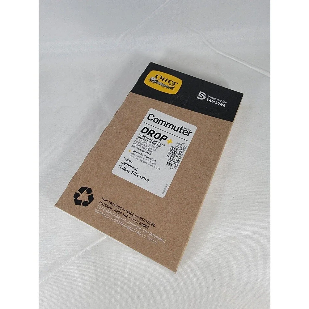 OtterBox Commuter Phone Case For Samsung Galaxy S22 Ultra - Black New Sealed Box